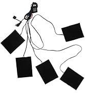 Electric Cloth Heater, USB Power Supply 3 Levels Adjustable Washable Sewable Heating Pad Soft Sil...