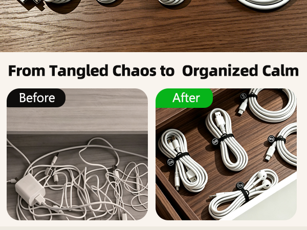 MAGNETIC CABLE CLIPS ORGANIZERS