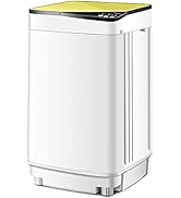 Portable Washing Machine, ARLIME Compact Mini Full-Automatic Laundry 2-In -1 Washer & Spin Dryer ...