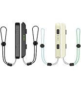 Lonxmovs 4 Pack Wrist Strap for Switch Joycon - Replacement Accessories for Joy con Straps (Black...