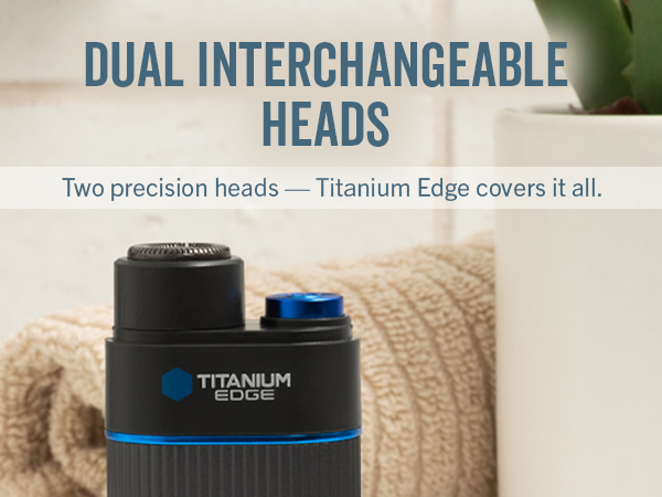 Dual Interchangeable Head Nose Trimmer