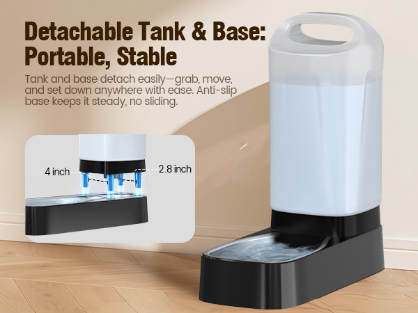 dog water bowl dispenser