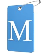 Gostwo 2 Pack Luggage Tags for Suitcases, 26 Initial Letter Travel Luggage Baggage Identification...