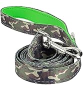 EcoBark Dog Leash - Soft &amp; Reflective Comfort Training Leashes with Padded Handle - Strong Durabl...