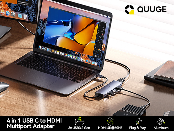 USB 3.0 Hub with HDMI
