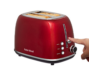 ROTER MOND 2 SLICE TOASTER