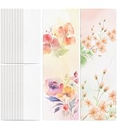 Prudiut 60 Pcs Watercolor Bookmarks, 140 lb/300 GSM Blank Bookmarks Watercolor Paper Cards, Artis...