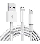 TUMABER 2 Pack Apple MFi Certified iPhone Charger Cable 3Ft, Lightning to USB Cord 3 Foot, 2.4A F...