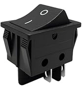 On/Off Boat Rocker Switch DPST 20A 125/250VAC Replacement Canal R Series Compatible with Hongju T...