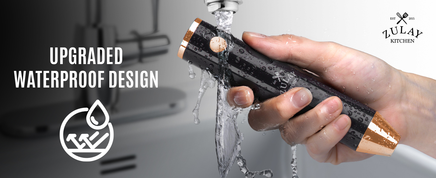 Durable handheld electric frother with strong motor, USB-C charging, and waterproof body