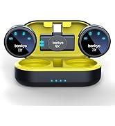 bonkyo Wireless Magnetic Lavalier Microphone for iPhone/Android - 2.4GHz Noise Canceling, Ultra-L...