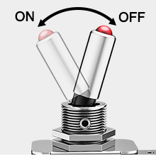 ON OFF toggle switch