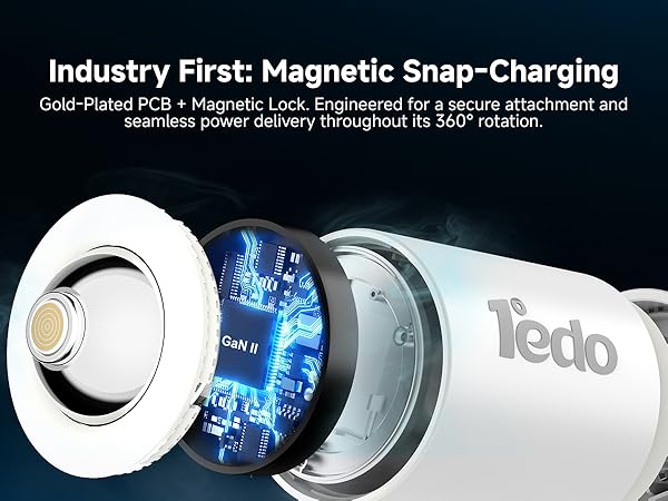 Industry First: Magnetic Snap-Charging