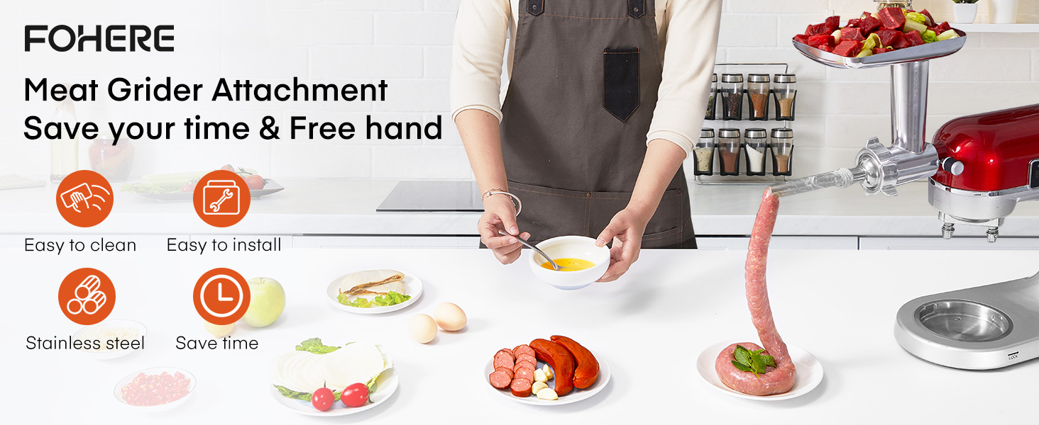 meat grinder attachment