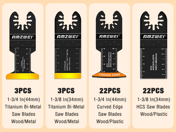 oscillating metal cutting blades
