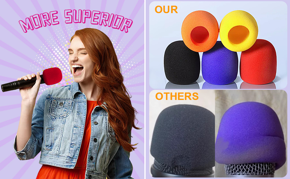 Augshy Microphone Foam Covers
