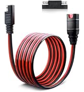 YHPWOQ 5FT SAE Extension Cable Compatible with NOCO GC009, 14AWG Heavy Duty Quick Disconnect Wire...