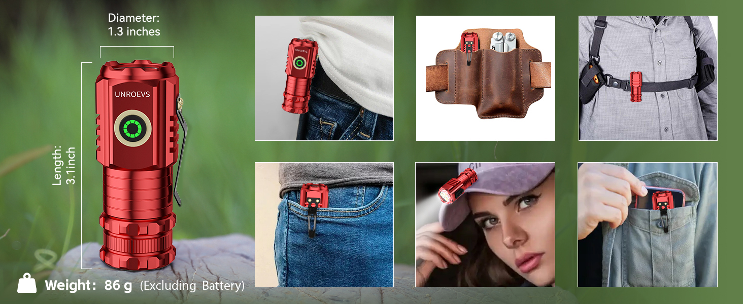 pocket flashlight,edc flashlight,nebo flashlight,olight flashlight,wuben flashlight