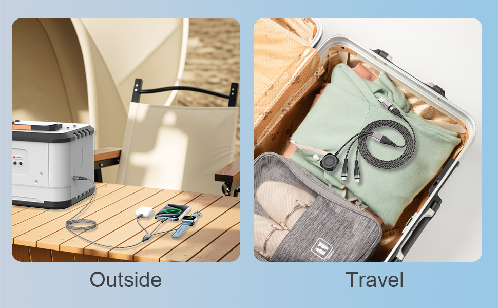 multi cable charging cord