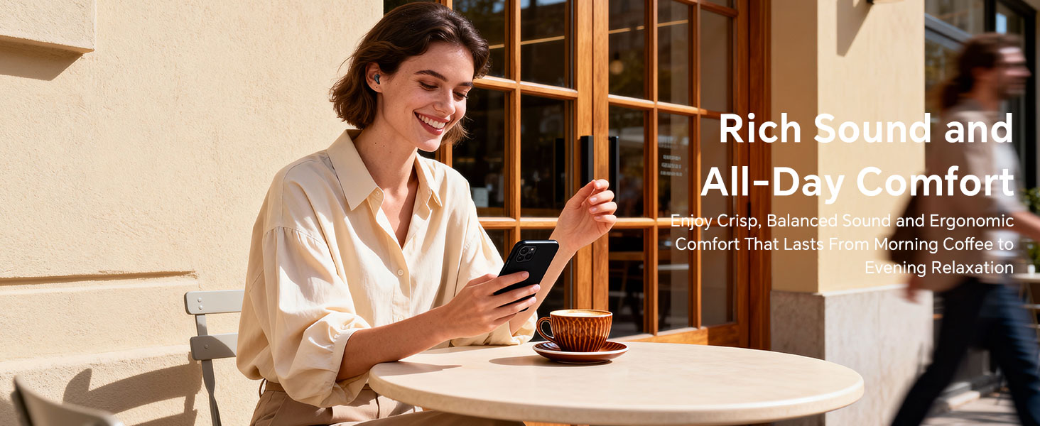 Rich Sound and All-Day Comfort