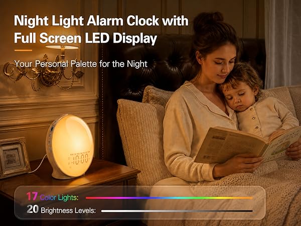 Night Light Alarm Clock