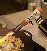 TECHEF Butane Torch - Culinary Professional Kitchen Butane Torch | Adjustable Flame Shape Strengt...