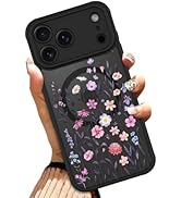 OOK Case for iPhone 17 Pro Max 6.9 Inch (Compatible with MagSafe) Floral Flowers Design Transluce...