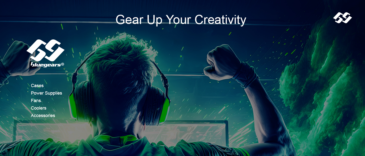 Bluegears, Bgears, PC, Case, Fans, Power Supplies, Cooler, Gaming