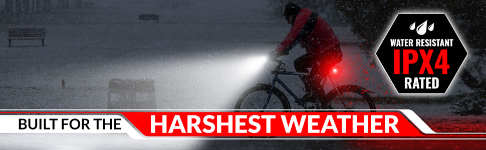 harsh weather rain snow water resistant ipx4 rated durable