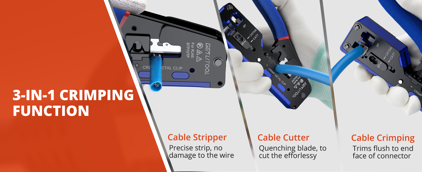 RJ45 Crimping Tool Kit