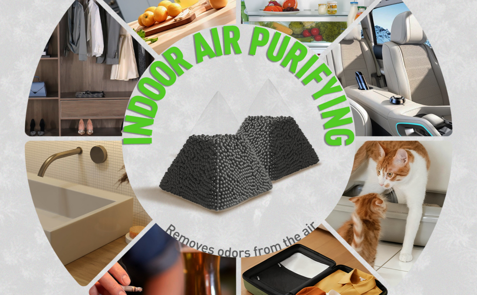 Odor Deodorizer for Home, Closet, Shoes, Car, Basement, and Refrigerators