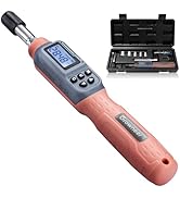 GROWNEER Digital Torque Screwdriver, 2.66-53.1 In-lbs/0.3-6 Nm, 1/4'' Drive Inch Pound Torque Scr...