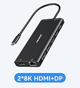 USB C Docking Station 3 Monitors