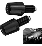 wipcowi 2 PCS Motorcycle Handlebar End Caps, Aluminum Alloy 7/8" 22mm Bar End Plugs, Wear-resista...