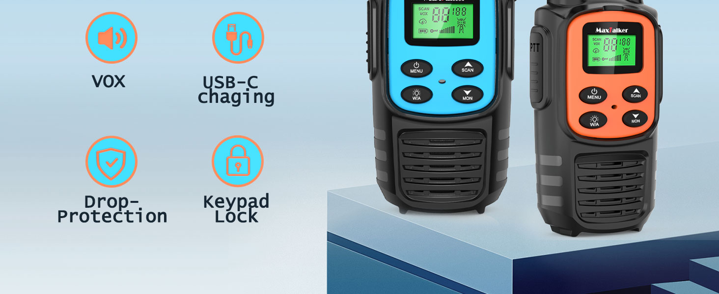 walkie talkies