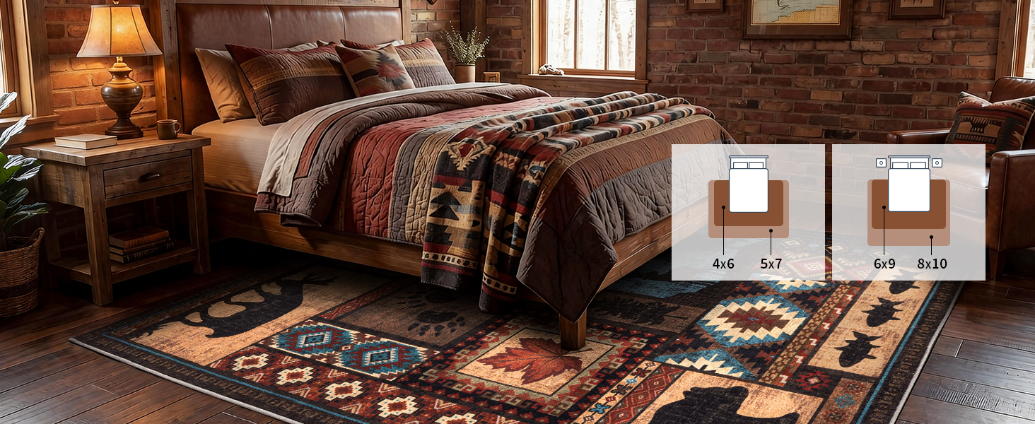 bedroom rug