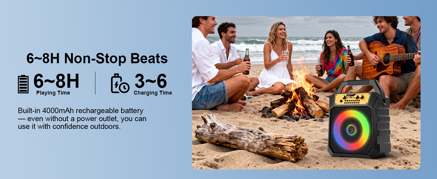 karokee machine with bluetooth and wireless microphone for adults