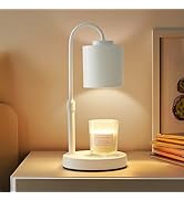 CASTLELIFE Candle Warmer Lamp with Timer &amp; Dimmer, Height Adjustable Electric Candle Warmer for J...