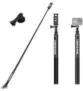 2.7m 8.86ft Extended Edition Invisible Selfie Stick for Insta360 X5/X4/X3/GO 3S/ONE X2, ULANZI VL...