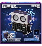 Science Can Stem Toys for Ages 8-13, DIY Bluetooth Speaker Kit with Rotating Head, Electronic STE...