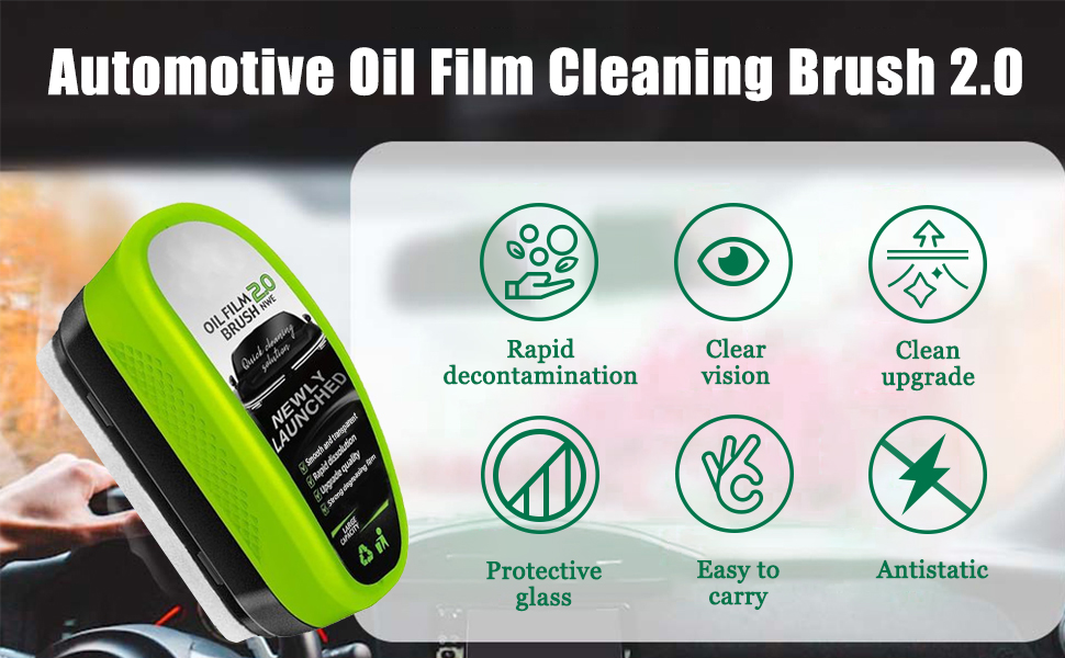 automotive oil film cleaning brush
