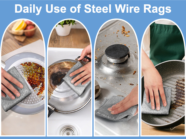 wire scrubber for dishes