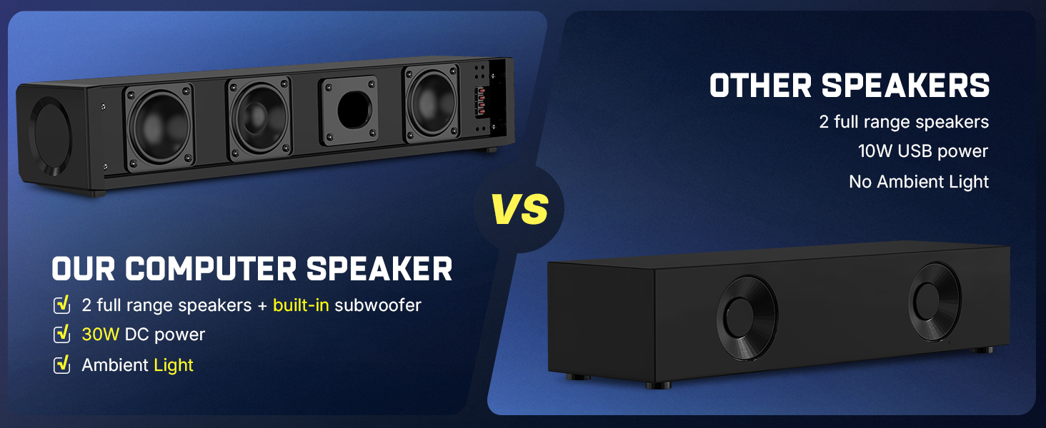 pc soundbar speaker