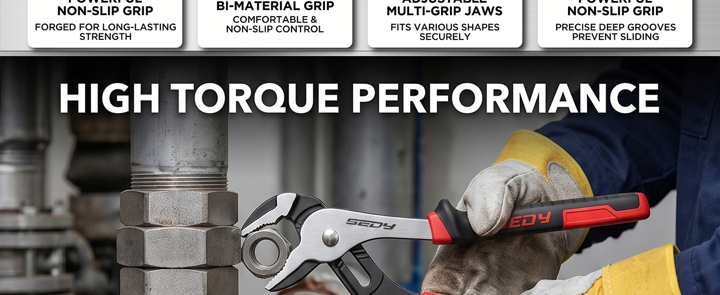 Groove Joint Pliers Set