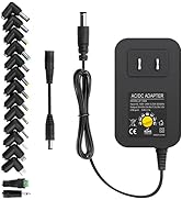 Arkare 30W Universal AC to DC Power Adapter Adjustable Power Supply 3V 4.5V 6V 9V 12V 2A 1A DC Ad...