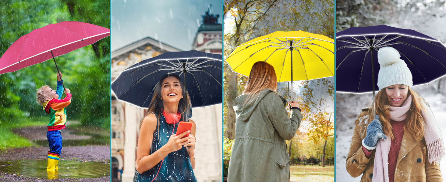 46 inches rain umbrella