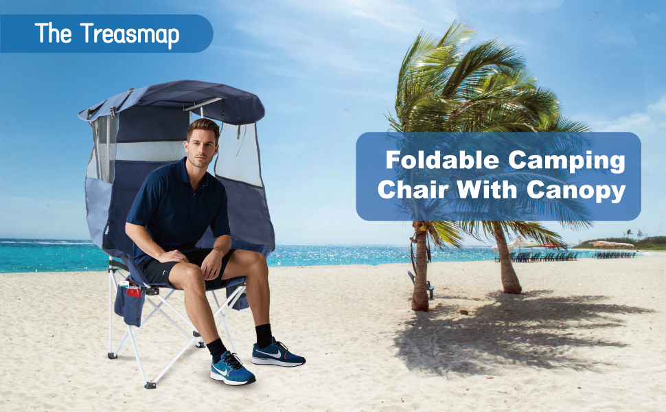 Foldable Camping Chair With Canopy