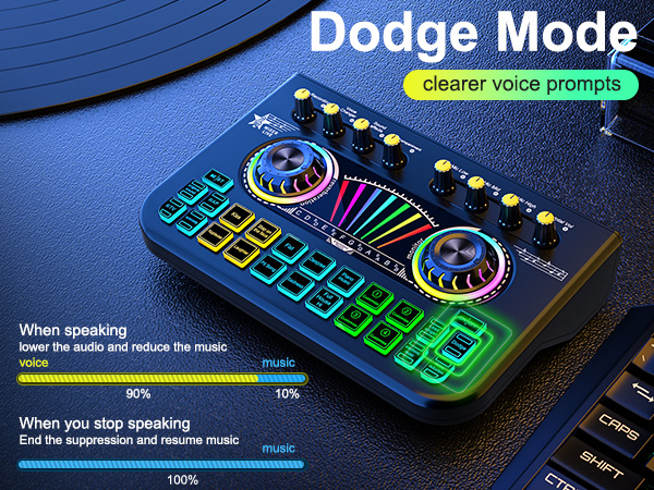 sound effects board,dj controller dj mixer dj equipment bundle sound card for recording studio