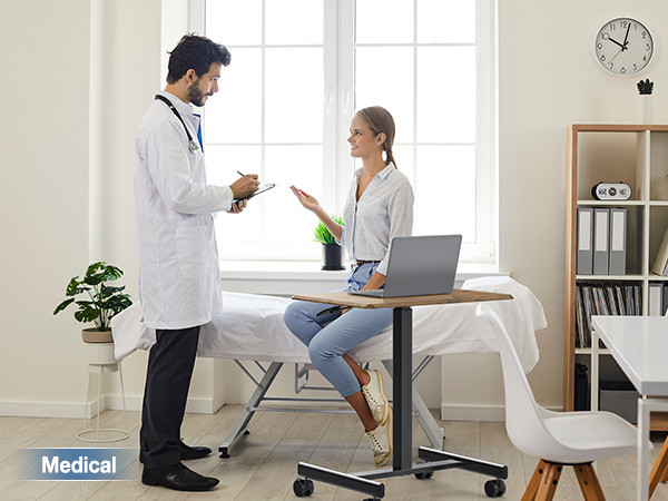 Mobile Portable Rolling Laptop Desk