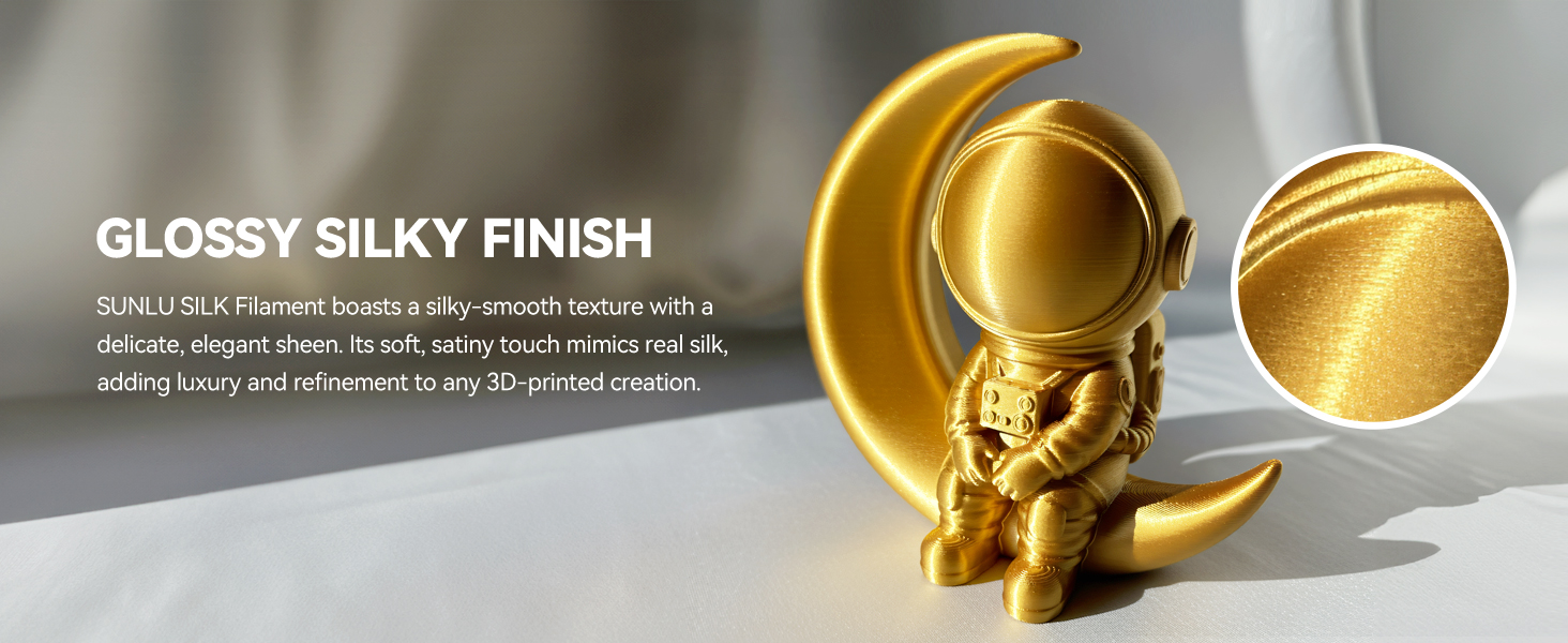 sunlu shiny silk pla plus Filament 1.75mm 3d printer filament sunlu filament 1kg silk filament